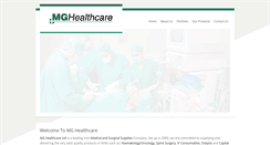Desktop Screenshot of mghealthcare.com
